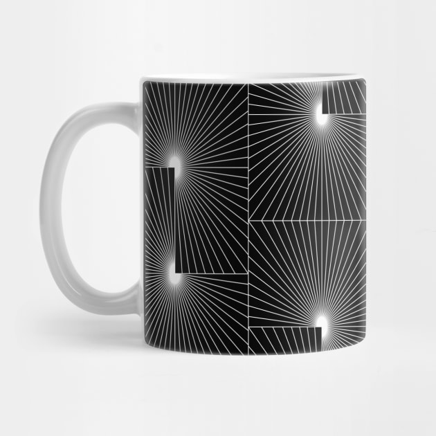 Black and White Modern Geometry by Carolina Díaz